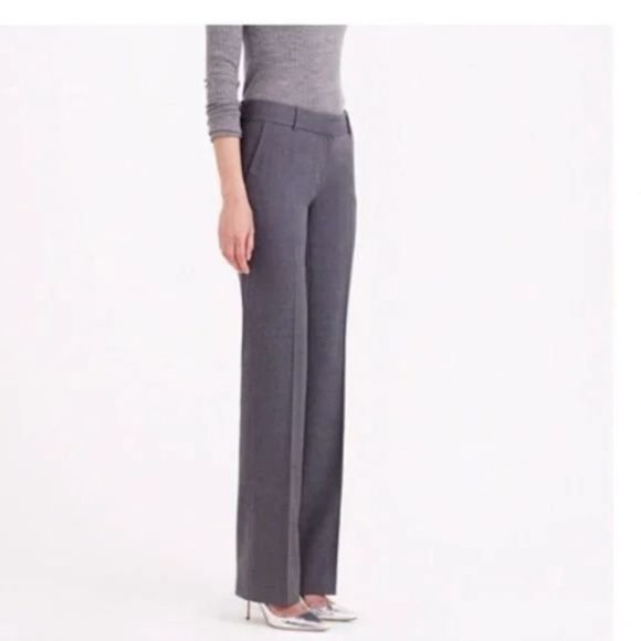 J. Crew Wool Blend Favourite fit winter Pants, Size 6 fully lined in brown - Picture 6 of 10
